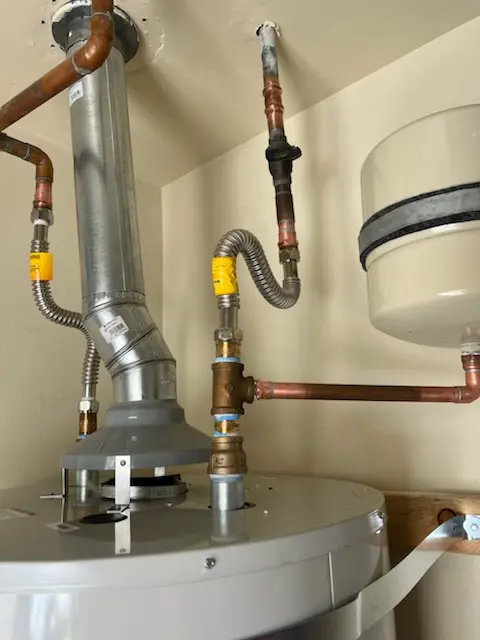 Water heater installation and plumbing repair in Laporte